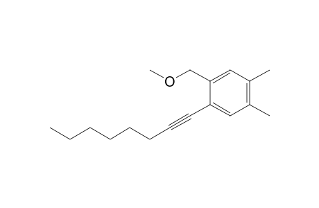 1-(Methoxymethyl)-4,5-dimethyl-2-(1-octynyl)benzene