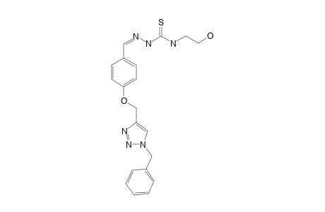 (Z)-2-[4-[(1-BENZYL-1H-1,2,3-TRIAZOL-4-YL)-METHOXY]-BENZYLIDENE]-N-(2-HYDROXYETHYL)-HYDRAZINE-CARBOTHIOAMIDE