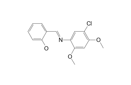 o-[N-(5-chloro-2,4-dimethoxyphenyl)formimidoyl]phenol