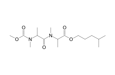 Alanylalanine, N,N'-dimethyl-N'-methoxycarbonyl-, isohexyl ester