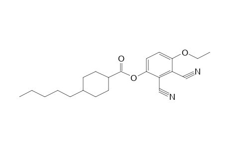 2,3-Dicyano-4-ethoxyphenyl 4-pentylcyclohexanecarboxylate