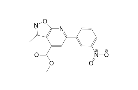 isoxazolo[5,4-b]pyridine-4-carboxylic acid, 3-methyl-6-(3-nitrophenyl)-, methyl ester
