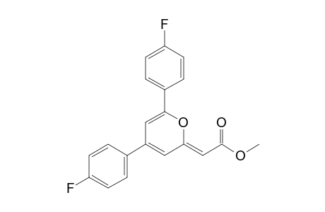 Methyl [4,6-di(4-fluorophenyl)pyran-2-ylidene]acetate