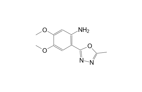 benzenamine, 4,5-dimethoxy-2-(5-methyl-1,3,4-oxadiazol-2-yl)-