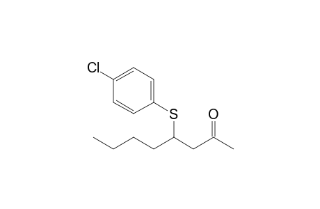 4-(p-Chlorophenylthio)octan-2-one