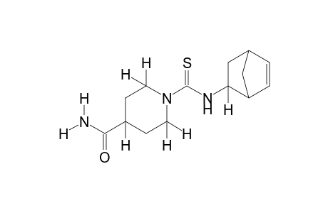 1-[(5-norbornen-2-yl)thiocarbamoyl]isonipecotamide