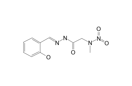 Acetic acid, 2-(1-methyl-2-oxohydrazino)-, N'-[(E)-(2-hydroxyphenyl)methylidene]hydrazide, N-oxide