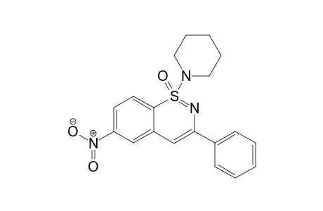 6-Nitro-3-phenyl-1-(piperidin-1-yl)benzo[e][1,2]thiazine 1-oxide