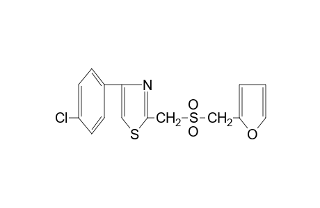 4-(p-chlorophenyl)-2-[(furfurylsulfonyl)methyl]thiazole
