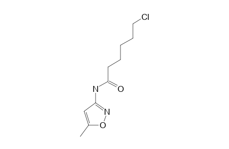 6-chloro-N-(5-methyl-3-isoxazolyl)hexanamide