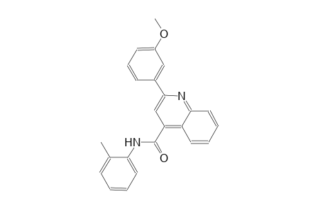 2-(3-methoxyphenyl)-N-(2-methylphenyl)-4-quinolinecarboxamide