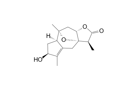 HEDYOSUMIN_C;3-BETA-HYDROXY-7-ALPHA,10-ALPHA-EPOXY-1,11-ALPHA-H-GUAIA-4-(5)-EN-8-ALPHA,12-OLIDE