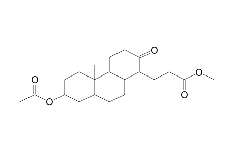 3-(7-Acetoxy-4b-methyl-2-oxotetradecahydrophenanthren-1-yl)-propionic acid, methyl ester