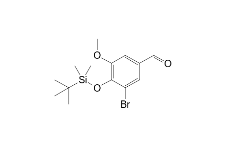 3-BROMO-4-(TERT.-BUTYLDIMETHYLSILYLOXY)-5-METHOXYBENZALDEHYDE