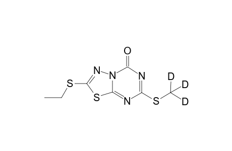 2-(Ethylsulfanyl)-7-(d3-methylsulfanyl)-5H-[1,3,4]thiadiazolo[3,2-a][1,3,5]triazin-5-one