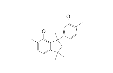 3-(3'-HYDROXY-4'-METHYLPHENYL)-1,1,3,5-TETRAMETHYL-INDAN-4-OL