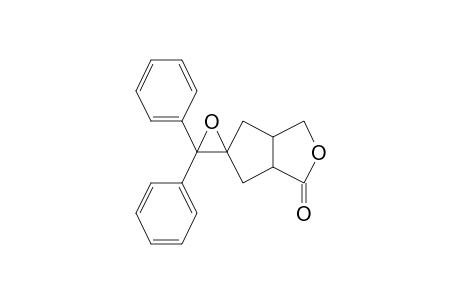 SPIRO[3-OXABICYCLO[3.3.0]OCTAN-2-ON-7,1'-(2'-OXACYCLOPROPANE)], 3',3'-DIPHENYL-, cis or trans