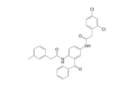 N-{2-Benzoyl-4-[2-(2,4-dichloro-phenyl)-acetylamino]-phenyl}-2-m-tolyl-acetamide