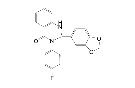 2-(1,3-benzodioxol-5-yl)-3-(4-fluorophenyl)-2,3-dihydro-4(1H)-quinazolinone