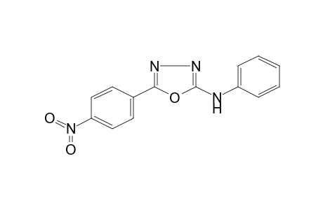 2-(4-NITROPHENYL)-5-(PHENYLAMINO)-1,3,4-OXADIAZOLE