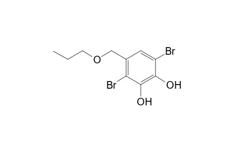 2,5-Dibromo-3,4-dihydroxybenzyl n-Propyl Ether