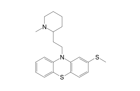 10H-Phenothiazine, 10-(2-(1-methyl-2-piperidinyl)ethyl)-2-(methylthio)-