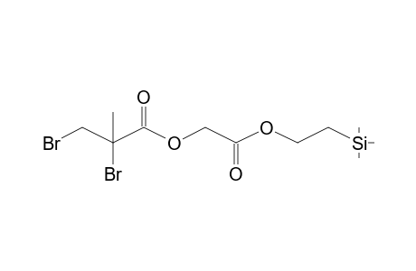 2,3-Dibromo-2-methylpropionic acid, 2-trimethylsilylethoxycarbonylmethyl ester