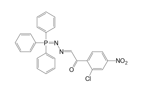 Triphenyl[(2-chloro-4-nitrophenacylidene)hydrazone]phosphorane