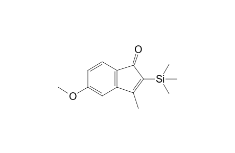 5-Methoxy-3-methyl-2-(trimethylsilyl)inden-1-one