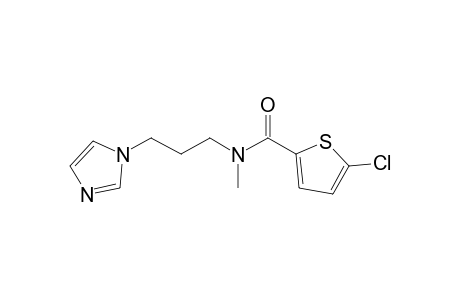 5-Chloro-N-[3-(1H-imidazol-1-yl)propyl]-2-thiophenecarboxamide, N-methyl-