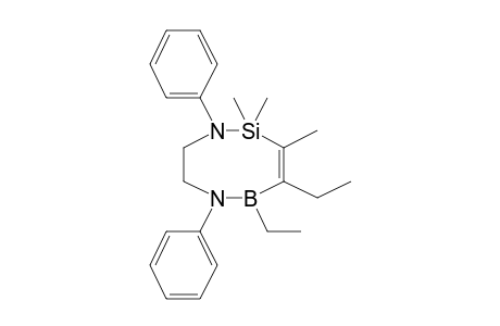 4,7-Diaza-8-bora-3-silacyclooctene, 1,8-diethyl-2,3,3-trimethyl-4,7-diphenyl-