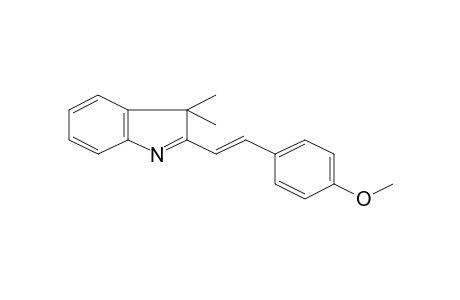 2-[2-(4-Methoxyphenyl)vinyl]-3,3-dimethyl-3H-indole