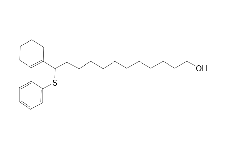 12-CYCLOHEXENYL-12-(PHENYLSULFANYL)-TRIDECAN-1-OL