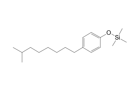 4-(7-Methyloctyl)phenol, tms derivative