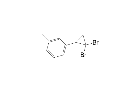 1-(2,2-Dibromocyclopropyl)-3-methylbenzene