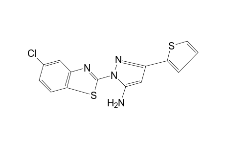 2-[5-amino-3-(2-thienyl)pyrazol-1-yl]-5-chlorobenzothiazole