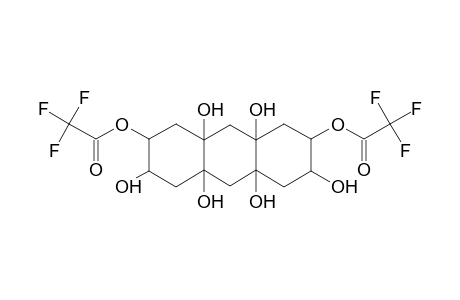 3,4a,6,8a,9a,10a-Hexahydroxy-7-[(trifluoroacetyl)oxy]tetradecahydro-2-anthracenyl trifluoroacetate