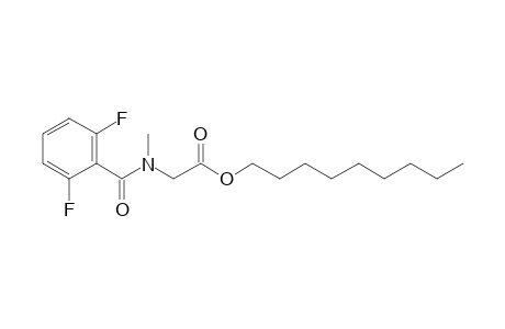 Sarcosine, N-(2,6-difluorobenzoyl)-, nonyl ester