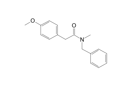 Acetamide, 2-(4-methoxyphenyl)-N-benzyl-N-methyl-