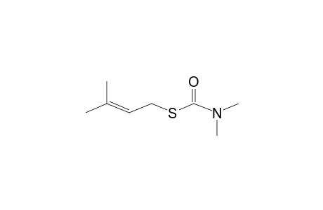 Carbamothioic acid, dimethyl-, S-(3-methyl-2-butenyl) ester