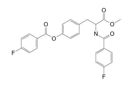 L-Tyrosine, N,o-bis(4-fluorobenzoyl)-, methyl ester