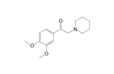 1-(3,4-Dimethoxyphenyl)-2-piperidino-ethanone