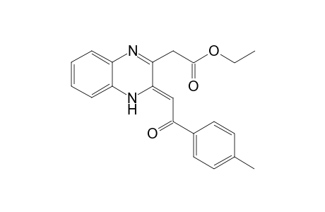 Ethyl 3-[2-(p-methylphenyl)-2-oxoethylene]quinoxaline-2-acetate