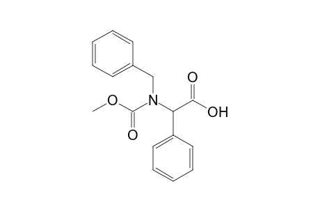 2-[benzyl(carbomethoxy)amino]-2-phenyl-acetic acid
