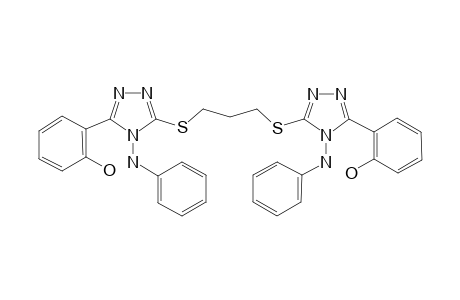 1,3-DI-[4-ANILINO-5-(2'-HYDROXYPHENYL)-1,2,4-TRIAZOL-3-YL]-MERCAPTO-PROPANE