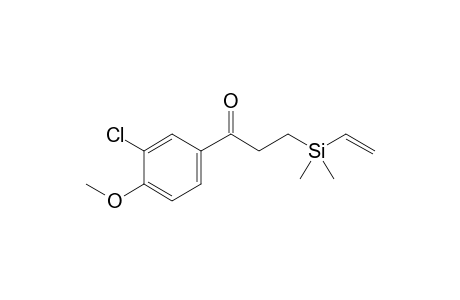 [3-(3'-CHLORO-4'-METHOXYPHENYL)-3-OXO]-PROPYLDIMETHYLVINYLSILANE