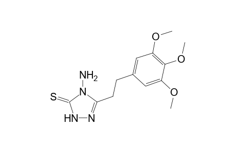 4-Amino-3-[2-(3,4,5-trimethoxyphenyl)ethyl]-1,2,4-triazole-5-thione