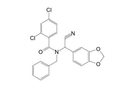 N-benzyl-N-(a-cyanopiperonyl)-2,4-dichlorobenzamide