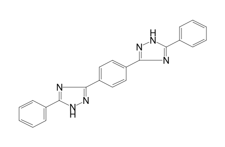 5-Phenyl-3-[4-(5-phenyl-1H-1,2,4-triazol-3-yl)phenyl]-1H-1,2,4-triazole