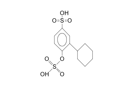 3-Cyclohexyl-4-hydroxy-benzenesulfonic acid, sulfonate